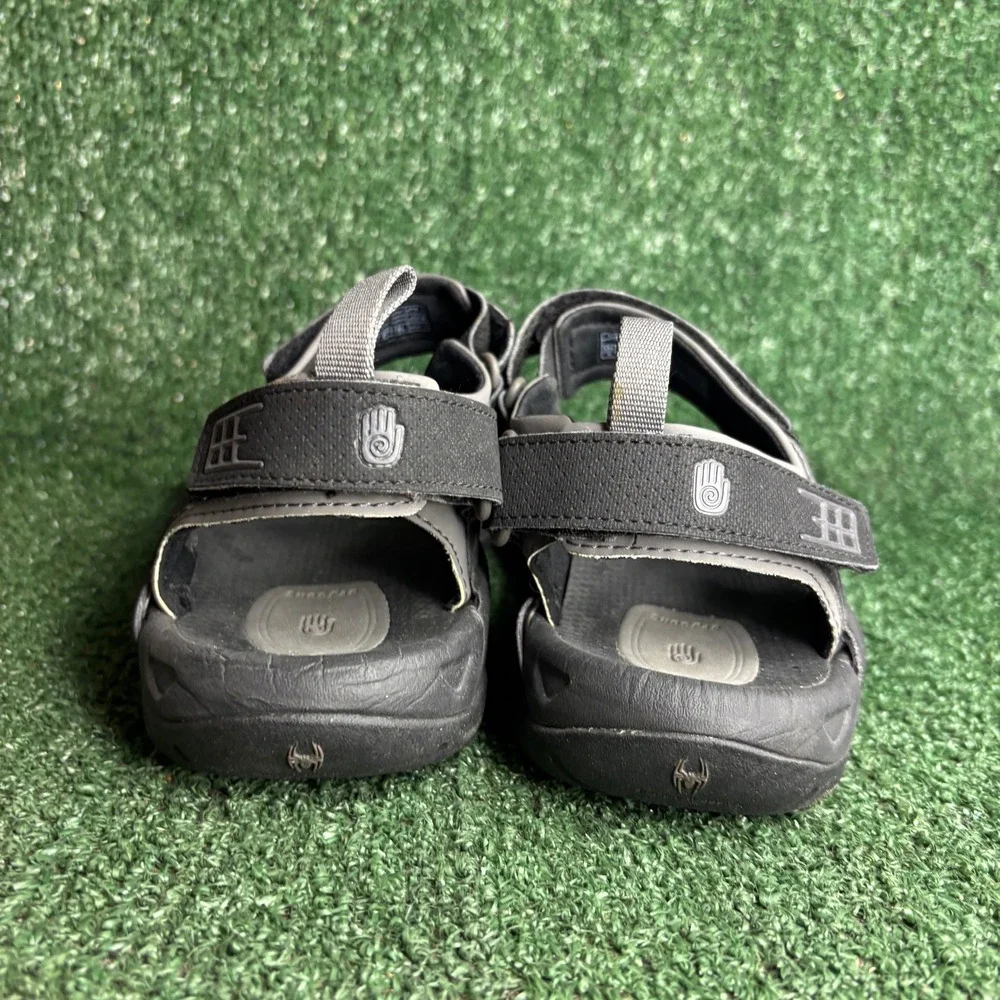 Teva‎ Minam Adjustable Strap Sport Hiking Outdoor Sandal Black Grey Mens Size 10